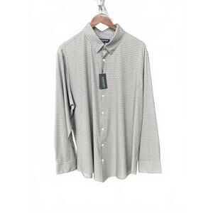 NEW MIZZEN + MAIN men's leeword button down in grey